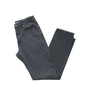 Retro Sears Blueprint Cotton Black Faded Jeans Straight Leg  32W